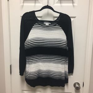 Black & White Striped Sweater